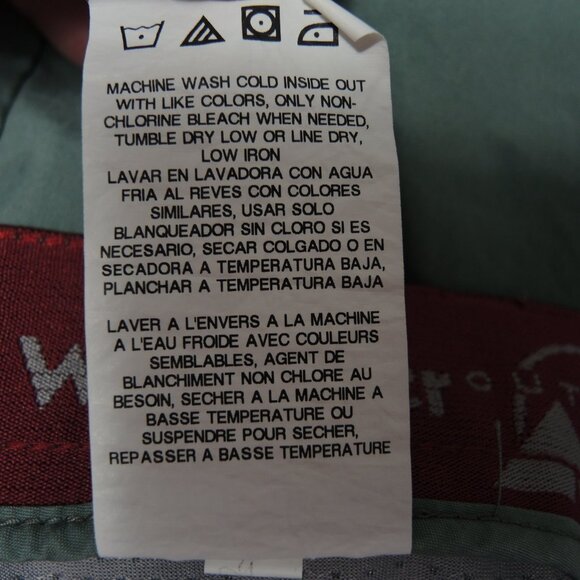 Lot of 2 Men's Wrangler Outdoor Shorts Flat Front Blue & Green Size 42 - Picture 8 of 16